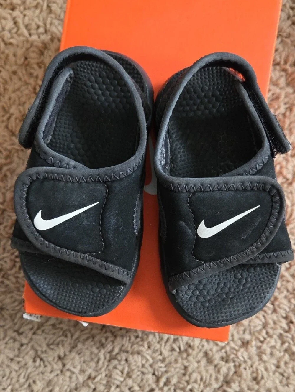 Nike Black Toddler Sunray Adjust Sandals
